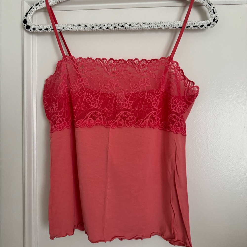 GAP Red Lace Camisole